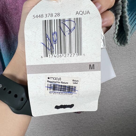 Art and Soul Rainbow Hippie Cardigan Sweater Womens Medium Retro New - Picture 6 of 9